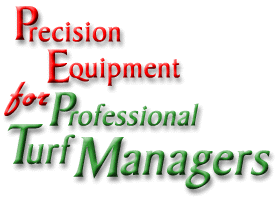 Precision Equipment for Professional Turf Managers