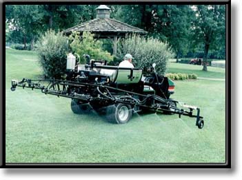 chem turf spray system with 20 foot boom